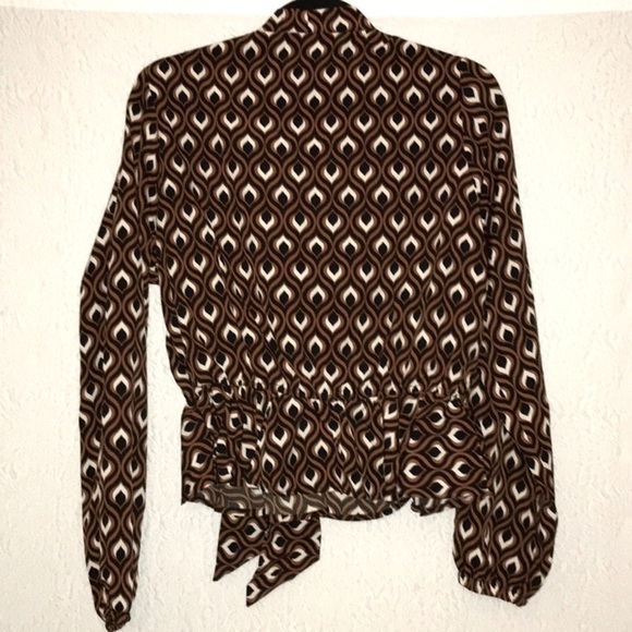 L.I.F.E. Love Is For Eternity Long Sleeve Blouse NWOT - Picture 2 of 8